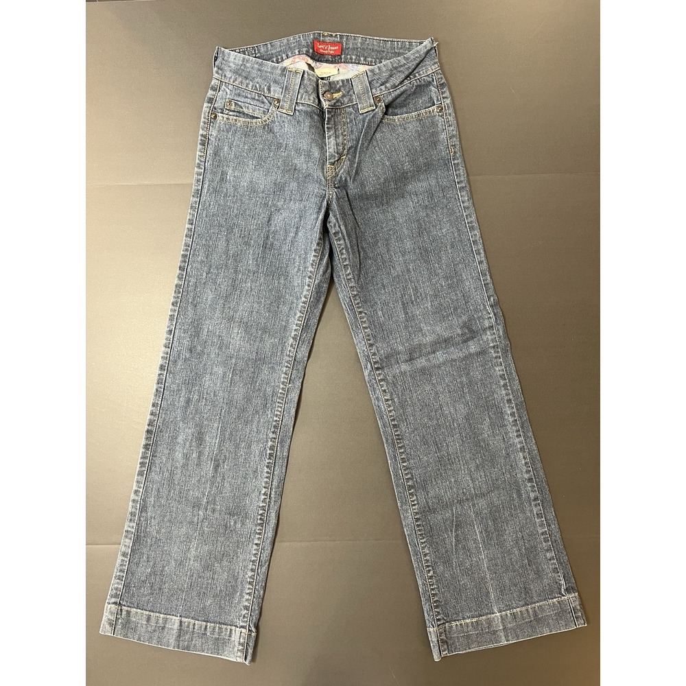 Levi's Classic Indigo Wide Leg Jeans